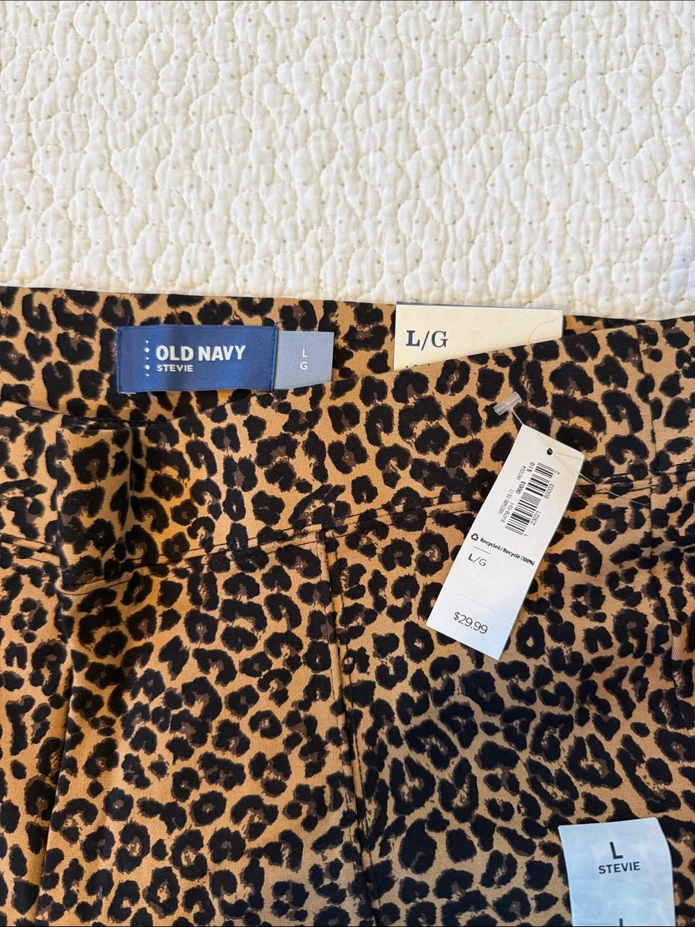 Old Navy Women’s Leopard Print Leggings - Brown & Black